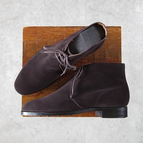 極美品★クロケット&ジョーンズ 6D【現行定価￥74,800-★ダイナイトソール仕様/CHUKKA】200ラスト/チャッカブーツ/Crockett&Jones★j117