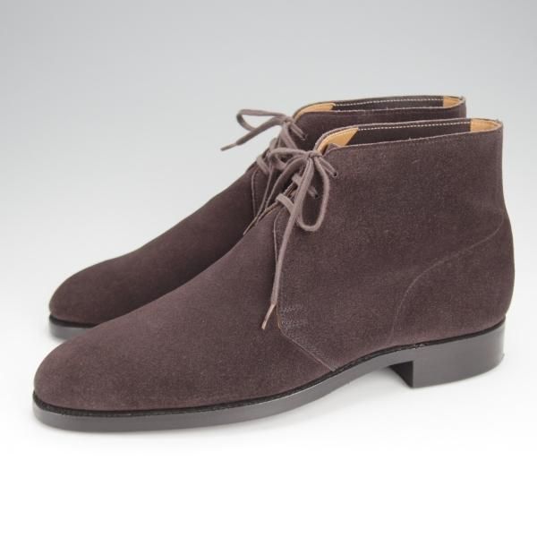 極美品★クロケット&ジョーンズ 6D【現行定価￥74,800-★ダイナイトソール仕様/CHUKKA】200ラスト/チャッカブーツ/Crockett&Jones★j117