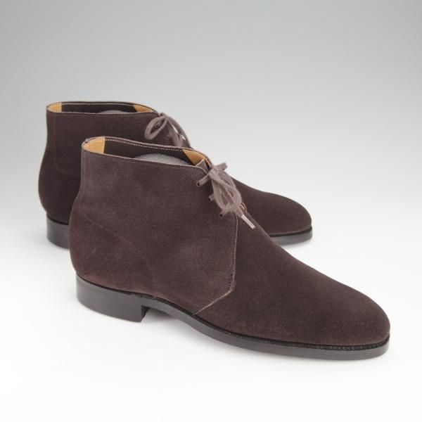 極美品★クロケット&ジョーンズ 6D【現行定価￥74,800-★ダイナイトソール仕様/CHUKKA】200ラスト/チャッカブーツ/Crockett&Jones★j117