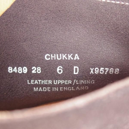 極美品★クロケット&ジョーンズ 6D【現行定価￥74,800-★ダイナイトソール仕様/CHUKKA】200ラスト/チャッカブーツ/Crockett&Jones★j117