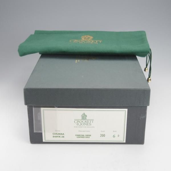 極美品★クロケット&ジョーンズ 6D【現行定価￥74,800-★ダイナイトソール仕様/CHUKKA】200ラスト/チャッカブーツ/Crockett&Jones★j117