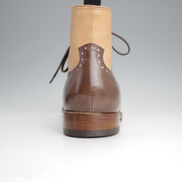 極上★(東欧)ゾンキー・ブーツ SIZE 7【定価￥145,800-★ハンドソーンウェルテッド製法/(伊)F.LLIジャコメッティ製】コンビ★j119