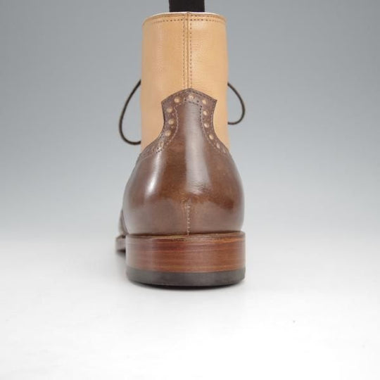 極上★(東欧)ゾンキー・ブーツ SIZE 7【定価￥145,800-★ハンドソーンウェルテッド製法/(伊)F.LLIジャコメッティ製】コンビ★j119