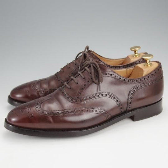 ★チャーチ 80F/UK8【現行定価￥160,600-★チェットウィンド/CHETWYND】173ラスト/フルブローグ/カーフ/濃茶/Church's★j120