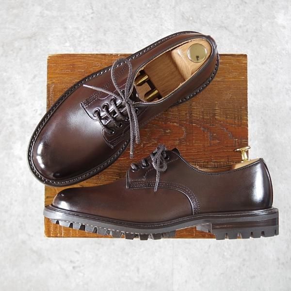 未使用★トリッカーズ SIZE 6【現行定価10万円以上★コマンドソール仕様/DANIEL】プレーントゥ/カントリーシューズ/濃茶/Tricker's★j123