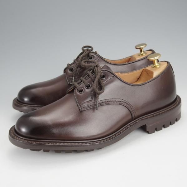 未使用★トリッカーズ SIZE 6【現行定価10万円以上★コマンドソール仕様/DANIEL】プレーントゥ/カントリーシューズ/濃茶/Tricker's★j123
