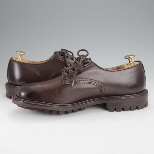 未使用★トリッカーズ SIZE 6【現行定価10万円以上★コマンドソール仕様/DANIEL】プレーントゥ/カントリーシューズ/濃茶/Tricker's★j123