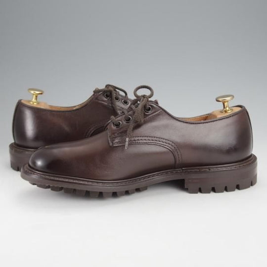 未使用★トリッカーズ SIZE 6【現行定価10万円以上★コマンドソール仕様/DANIEL】プレーントゥ/カントリーシューズ/濃茶/Tricker's★j123