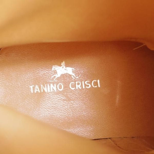 未使用★(伊)タニノクリスチー SIZE 7【定価15万円以上★デッドストック品/ジョッパーブーツ】100434/カーフ/赤茶/TANINO CRISCI★j125