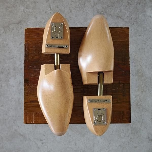 極上★(伊)シルヴァノ・ラッタンジ SIZE 7【貴重★純正シューツリー/402】木製シューキーパー/メンズ/Silvano Lattanzi★j127