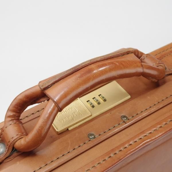 極上★(米)ハートマン/hartmann luggage【定価20万円以上★アタッシュケース】ベルティングレザー/メンズ/ビジネス/バッグ/茶/鞄★N5846