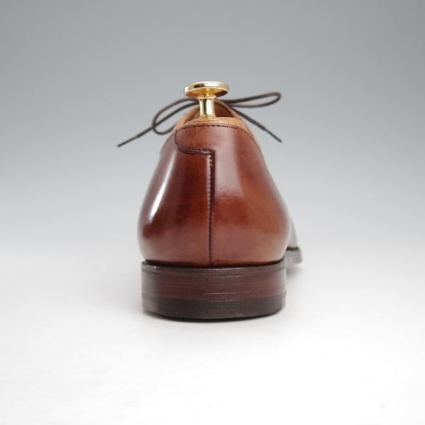 未使用★クロケット&ジョーンズ 8.5E【現行定価￥97,900-★HALLAM/348ラスト】SHIPS別注/ストレートチップ/茶/Crockett&Jones★j139