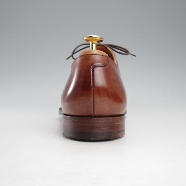 未使用★クロケット&ジョーンズ 8.5E【現行定価￥97,900-★HALLAM/348ラスト】SHIPS別注/ストレートチップ/茶/Crockett&Jones★j139