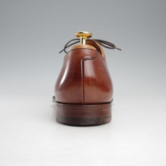 未使用★クロケット&ジョーンズ 8.5E【現行定価￥97,900-★HALLAM/348ラスト】SHIPS別注/ストレートチップ/茶/Crockett&Jones★j139