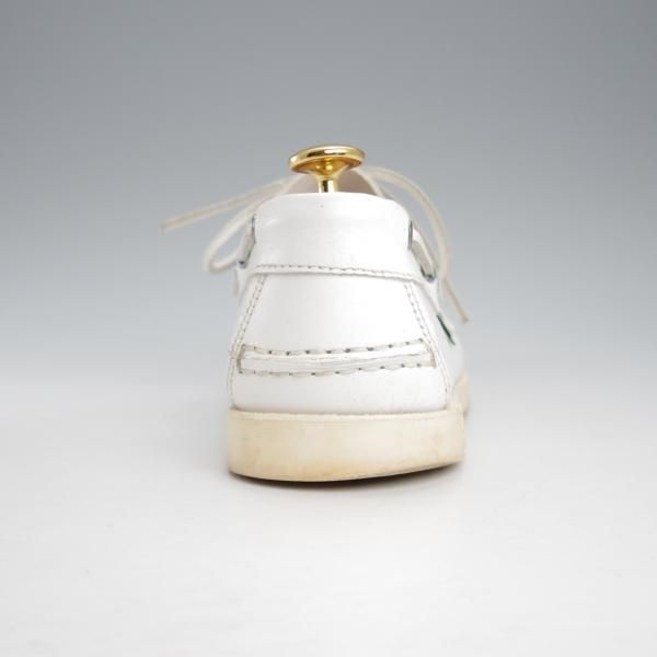 極上★パラブーツ SIZE 6【★BARTH/バース】デッキシューズ/モカシン/ローファー/カーフ/白/メンズ/Paraboot★j140