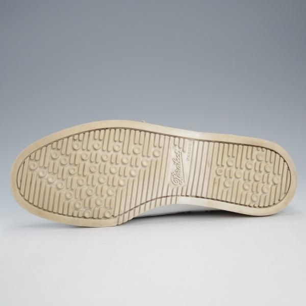 極上★パラブーツ SIZE 6【★BARTH/バース】デッキシューズ/モカシン/ローファー/カーフ/白/メンズ/Paraboot★j140