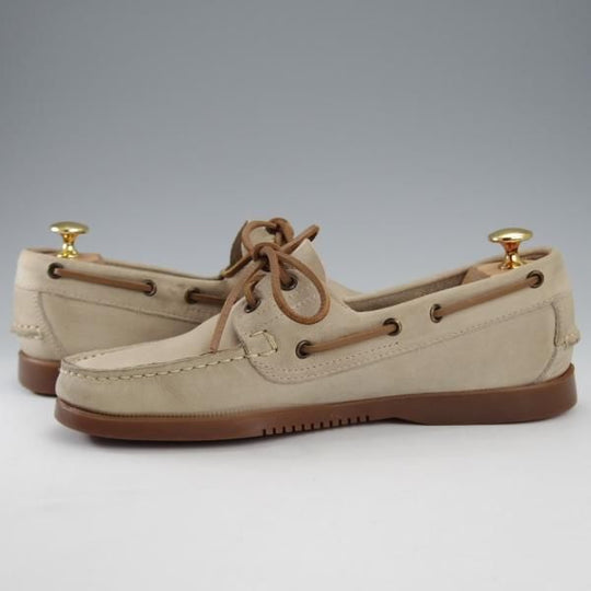 極上★パラブーツ SIZE 6【★BARTH/バース】デッキシューズ/モカシン/ローファー/ヌバック/薄茶/メンズ/Paraboot★j141