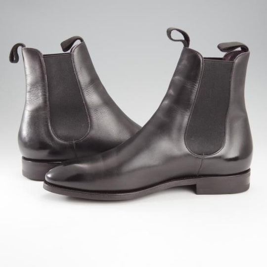 極美品★(スペイン製)CARMINA/カルミナ SIZE 7【定価￥80,300-★サイドゴアブーツ/80186】INCAラスト/ボックスカーフ/黒★j142