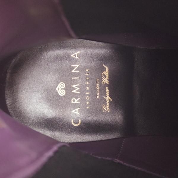 極美品★(スペイン製)CARMINA/カルミナ SIZE 7【定価￥80,300-★サイドゴアブーツ/80186】INCAラスト/ボックスカーフ/黒★j142