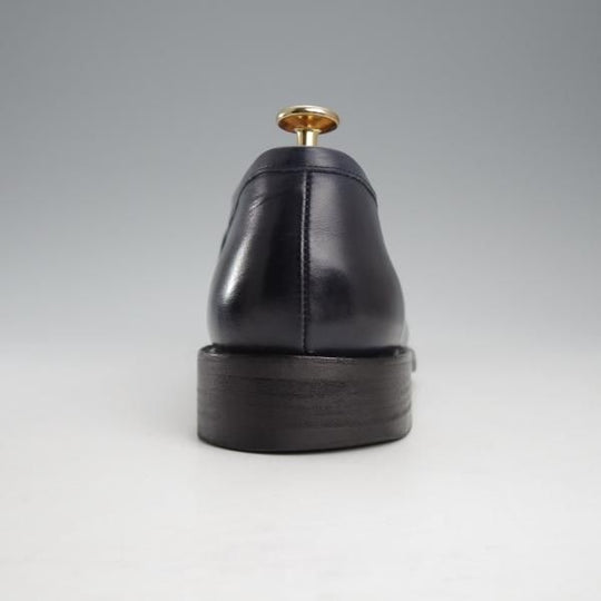 極上★パラブーツ SIZE 6.5【定価￥84,700-★アドニス/ADONIS】コインローファー/カーフ/紺/メンズ/Paraboot★j144