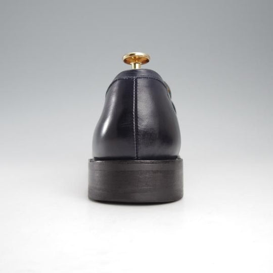 極上★パラブーツ SIZE 6.5【定価￥84,700-★アドニス/ADONIS】コインローファー/カーフ/紺/メンズ/Paraboot★j144