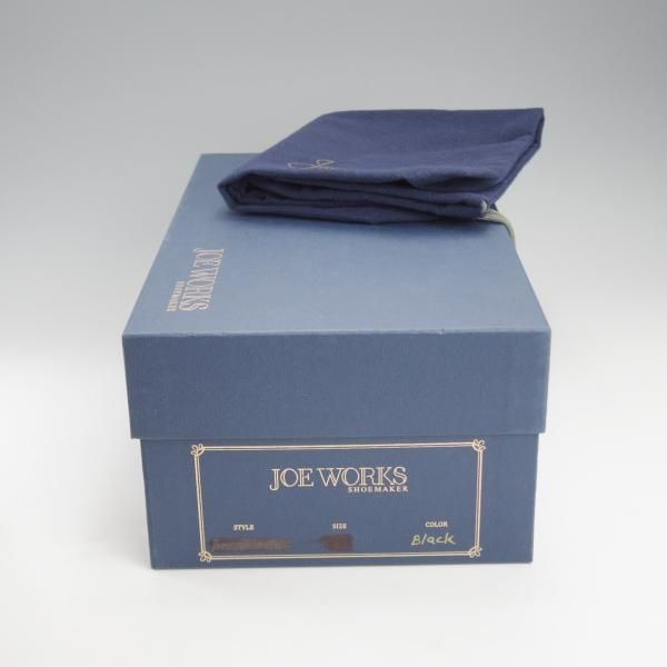 ほぼ試着程度★(台東区)ジョーワークス UK6.5程度【注文価格￥107,800〜★(英)C.F.ステッド社のスーパーバック】黒/JOE WORKS★j145