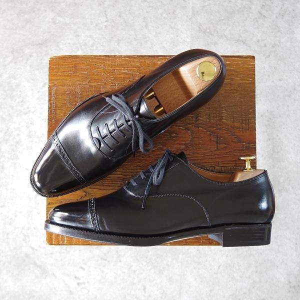 極美品★(台東区)ジョーワークス SIZE 6【注文価格￥107,800〜★貴重なベビーカーフ(イタリア産)を2頭分使用】黒/JOE WORKS★j147