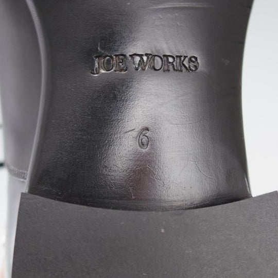 極美品★(台東区)ジョーワークス SIZE 6【注文価格￥107,800〜★貴重なベビーカーフ(イタリア産)を2頭分使用】黒/JOE WORKS★j147