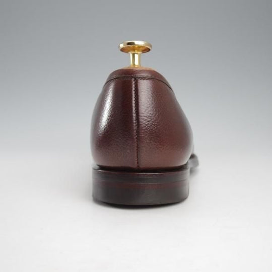 極美品★クロケット&ジョーンズ 6.5E【定価￥90,200-★BOSTON 2/ボストン/376ラスト】コインローファー/濃茶/Crockett&Jones★j148