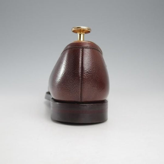 極美品★クロケット&ジョーンズ 6.5E【定価￥90,200-★BOSTON 2/ボストン/376ラスト】コインローファー/濃茶/Crockett&Jones★j148