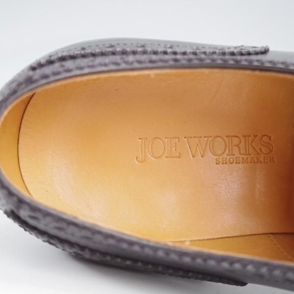 極美品★(台東区)ジョーワークス UK6.5程度【注文価格￥107,800〜★(独)ワインハイマー社のカーフ/黒】アデレード/JOE WORKS★j149