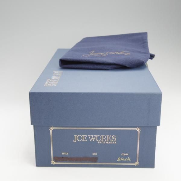 極美品★(台東区)ジョーワークス UK6.5程度【注文価格￥107,800〜★(独)ワインハイマー社のカーフ/黒】アデレード/JOE WORKS★j149