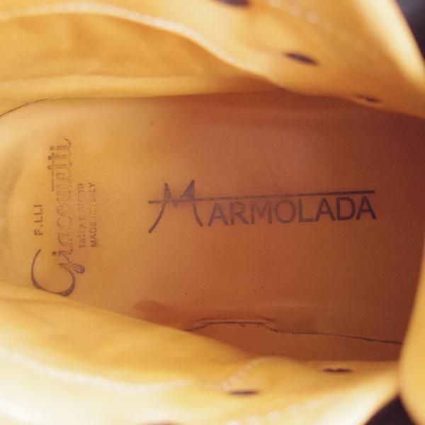 極上★(伊)F.LLIジャコメッティ SIZE 40【定価￥194,400-★カバ革(ヒポポタマス)/マルモラーダ】マウンテンブーツ/黒/Giacometti★j152