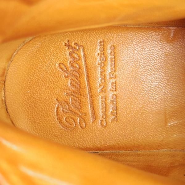 ★パラブーツ SIZE 7【貴重★フォック仕様(アザラシの毛皮)/MUCY】ミューシー/チロリアンブーツ/リスレザー/カフェ/濃茶/Paraboot★j153