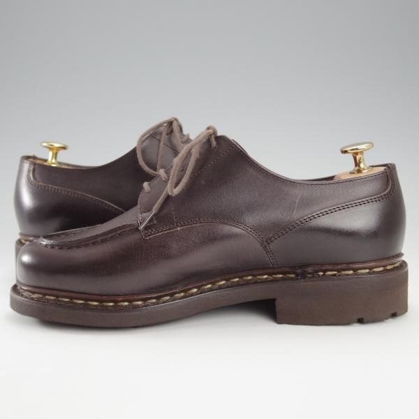 ほぼ試着程度★パラブーツ SIZE 5.5【定価￥79,200-★シャンボード/CHAMBORD】TEXソール/リスレザー/カフェ/CAFE/Uチップ/Paraboot★j155