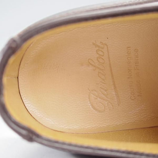 ほぼ試着程度★パラブーツ SIZE 5.5【定価￥79,200-★シャンボード/CHAMBORD】TEXソール/リスレザー/カフェ/CAFE/Uチップ/Paraboot★j155