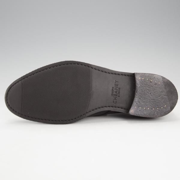 極美品★(英)チーニー(レディース) 4.5D【定価￥69,300-★プレーントゥ/LORA】ローラ/251ラスト/カーフ/黒/CHEANEY★j156