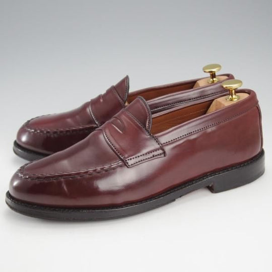 ★(米)アレンエドモンズ 7E【定価15万円以上★コードバン仕様/Patriot】コインローファー/赤茶/メンズ/ALLEN EDMONDS★j159