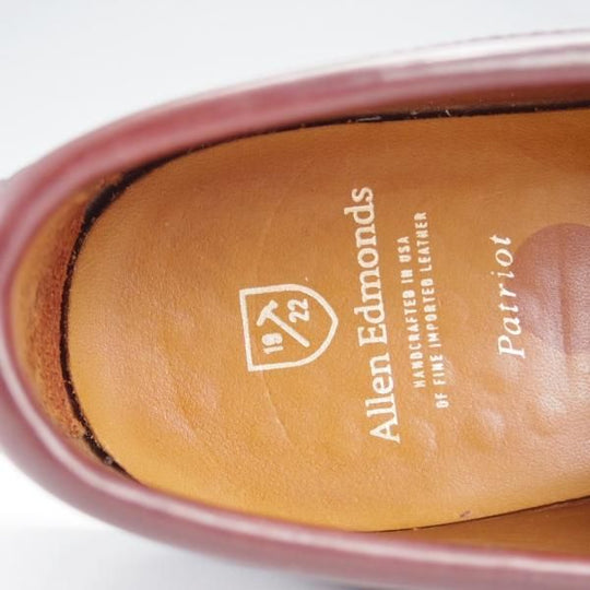★(米)アレンエドモンズ 7E【定価15万円以上★コードバン仕様/Patriot】コインローファー/赤茶/メンズ/ALLEN EDMONDS★j159