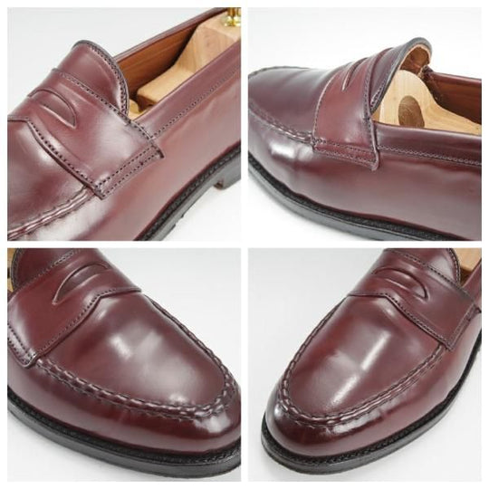 ★(米)アレンエドモンズ 7E【定価15万円以上★コードバン仕様/Patriot】コインローファー/赤茶/メンズ/ALLEN EDMONDS★j159