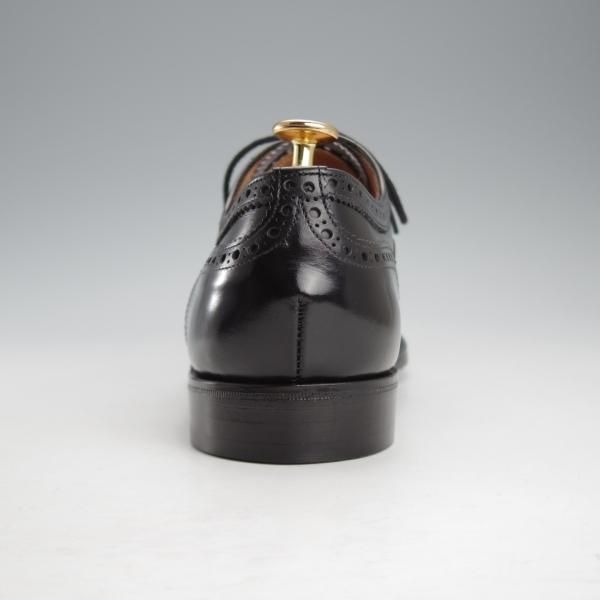 美品★(英)チーニー 7.5F【定価￥78,100-★ARTHUR 3/アーサー/125ラスト】フルブローグ/カーフ/黒/メンズ/CHEANEY★j161
