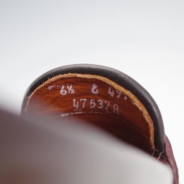 極上★(米)アレンエドモンズ 6.5E【定価15万円以上★コードバン仕様/Patriot】コインローファー/赤茶/メンズ/ALLEN EDMONDS★j162