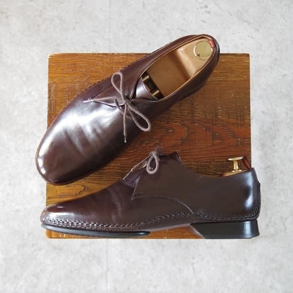 HERMES/エルメス SIZE 40【オパンケ製法☆プレーントゥ/濃茶】 | 高級