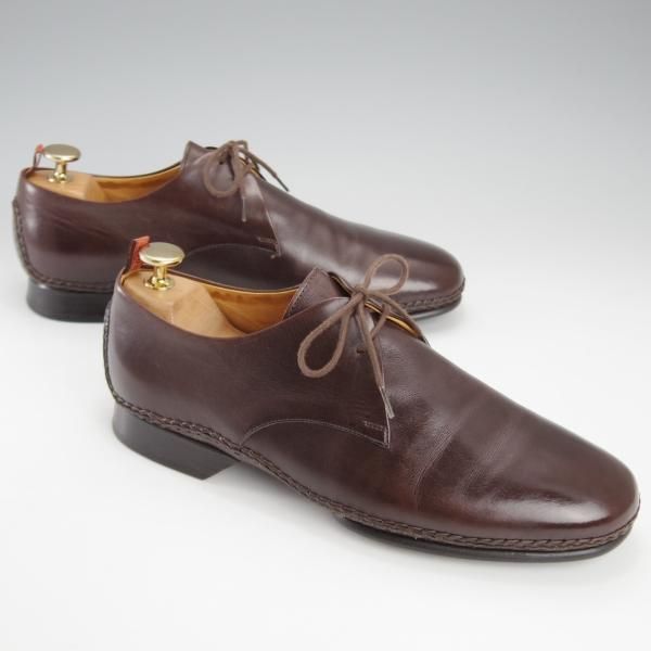 HERMES/エルメス SIZE 40【オパンケ製法☆プレーントゥ/濃茶】 | 高級