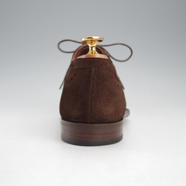 極上★クロケット&ジョーンズ 6.5D【モデル定価￥119,900-★ハンドグレードライン/ALBANY/337】スエード/濃茶/Crockett&Jones★j167