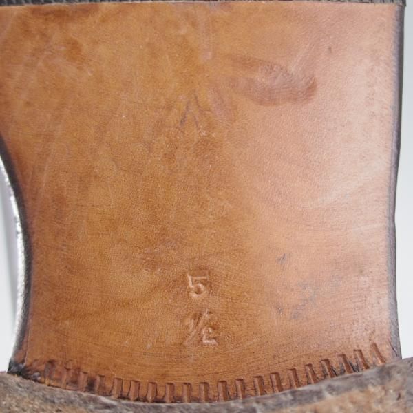 極上★(伊)エンツォ・ボナフェ SIZE 5.5【ハンドソーンウェルテッド製法★モンクストラップ/黒】ウイングチップ/Enzo Bonafe★j169