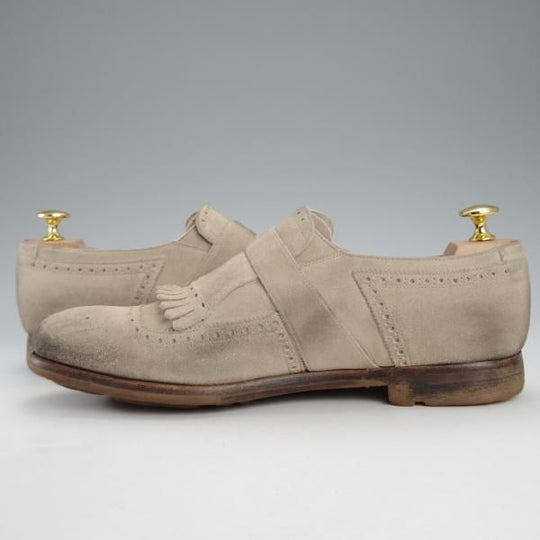 美品★チャーチ SIZE 6【現行定価￥203,500-★SHANGHAI/シャンガイ/キルトモンク】ヴィンテージスエード/メンズ/Church's★j170