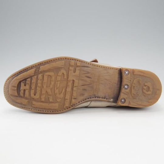 美品★チャーチ SIZE 6【現行定価￥203,500-★SHANGHAI/シャンガイ/キルトモンク】ヴィンテージスエード/メンズ/Church's★j170