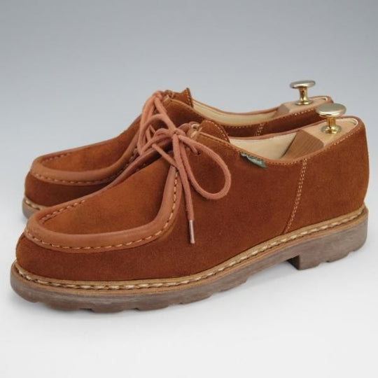 ★パラブーツ SIZE 40【現行定価￥79,200-★ミカエル/MICHAEL】チロリアンシューズ/スエード/茶/メンズ/Paraboot★j172