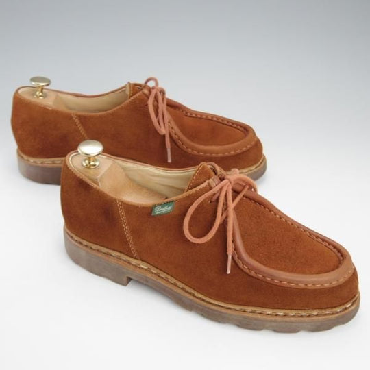 ★パラブーツ SIZE 40【現行定価￥79,200-★ミカエル/MICHAEL】チロリアンシューズ/スエード/茶/メンズ/Paraboot★j172